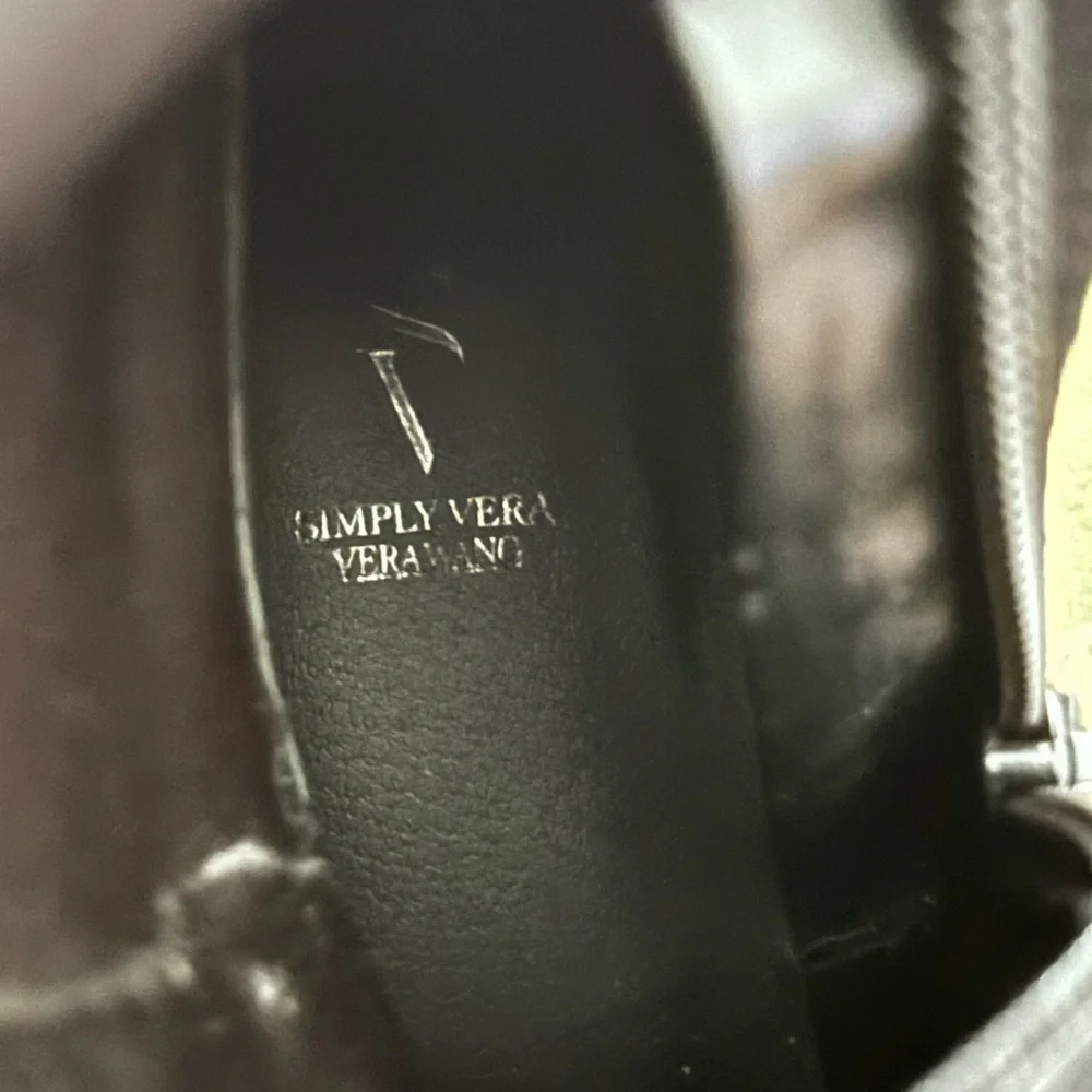 Simply Vera by Vera Wang Black Over-the-Knee Suede-Look Leather Boots size 8